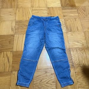 🆕 denim like drawstring sweatpants